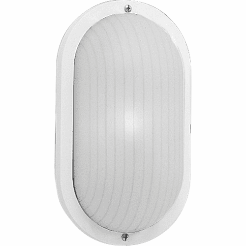 Progress 1-LT Outdoor 10" Wall or Ceiling Mount Bulkhead - White - P5704-30