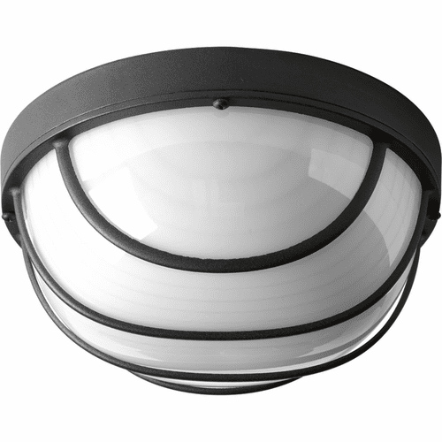 Progress 1-LT Outdoor 9-1/2" LED Wall or Ceiling Bulkhead - Black - P3650-3130K9
