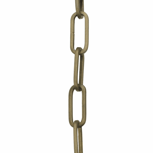 Progress 10-Foot 9 Gage Chain - Aged Brass - P8757-161