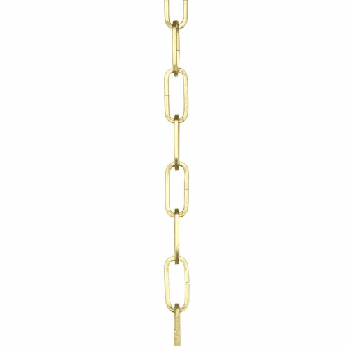 Progress 10-Foot 9 Gage Chain - Brushed Brass - P8757-160