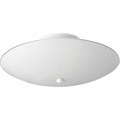 Progress 12" Round Glass 2-LT Close-to-Ceiling - White - P4609-30