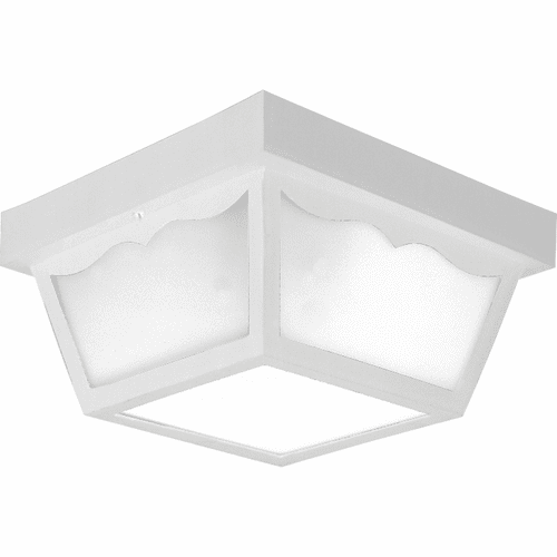 Progress 2-LT 10-1/4" Flush Mount for In/Outdoor use - White - P5745-30