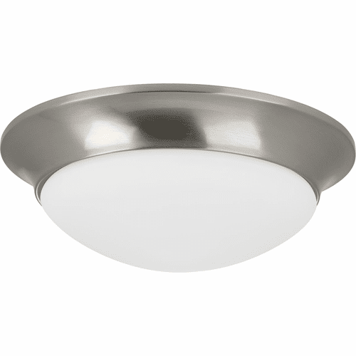 Progress 2-LT 14" Etched Glass Flush Mount - Brushed Nickel - P350147-009