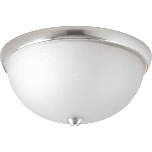 Progress 2-LT 14" Glass Dome Flush Mount - Brushed Nickel - P350044-009