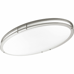 Progress 2-LT 18" LED Oval Flush Mount - Brushed Nickel - P7251-0930K9
