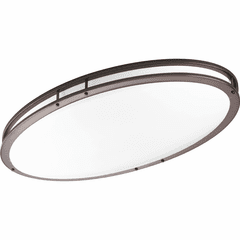 Progress 2-LT 18" LED Oval Flush Mount - Urban Bronze - P7251-17430K9