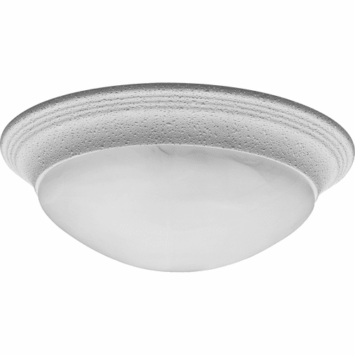 Progress 2-LT Alabaster Glass 14" Close-to-Ceiling - White - P3689-30