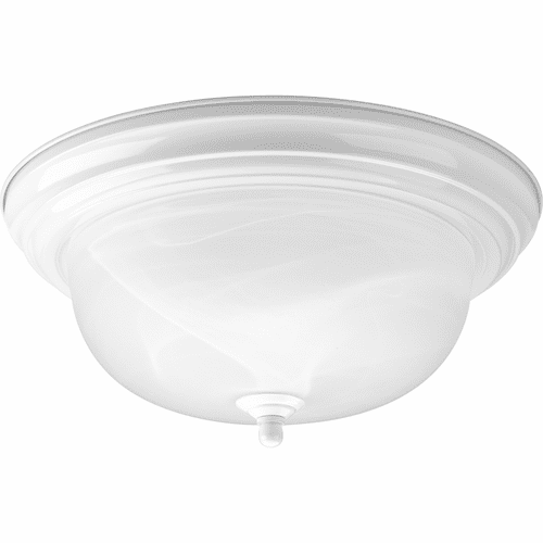 Progress 2-LT Dome Glass 13-1/4" Close-to-Ceiling - White - P3925-30