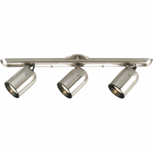 Progress 3-LT Multi Directional Roundback Wall/Ceiling Light - Nickel - P6160-09