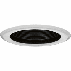 Progress 5" Baffle Trim for for 5" housing (P851-ICAT) - Black - P868-31