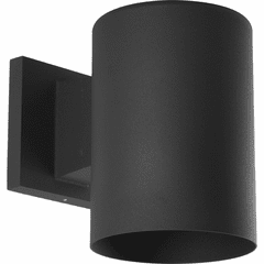 Progress 5" Black Outdoor Wall Cylinder - P5674-31