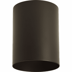 Progress 5" Bronze LED Outdoor Flush Mount Cylinder - P5774-20/30K