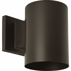 Progress 5" Bronze LED Outdoor Wall Cylinder - Antique Bronze - P5674-20/30K