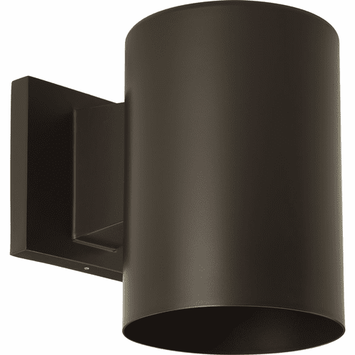 Progress 5" Bronze Outdoor Wall Cylinder - Antique Bronze - P5674-20