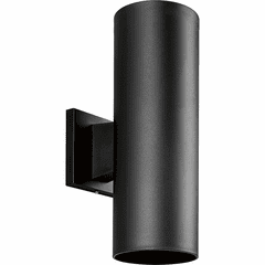 Progress 5" Non-Metallic Wall Mount Up/ Down Cylinder - Black - P5713-31