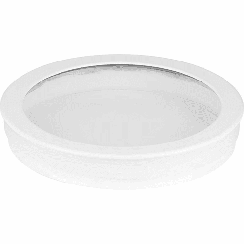 Progress 5" Round Cylinder Cover - White - P860045-030