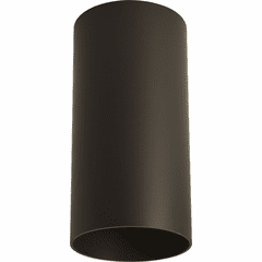 Progress 6" LED Outdoor Flush Mount Cylinder - Antique Bronze - P5741-20/30K
