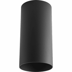 Progress 6" LED Outdoor Flush Mount Cylinder - Black - P5741-31/30K