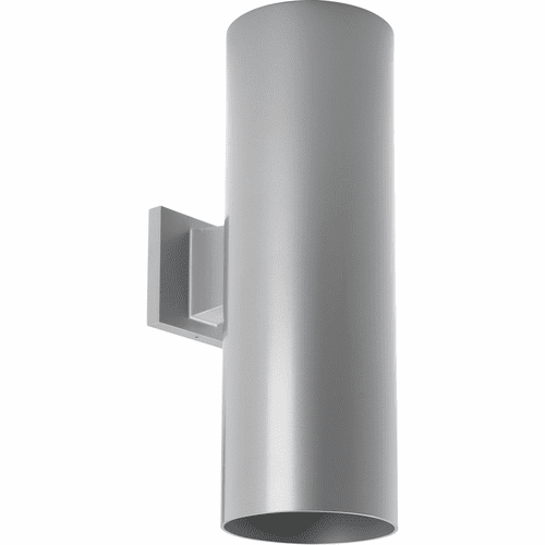 Progress 6" LED Outdoor Up/Down Wall Cylinder - Metallic Gray - P5642-82/30K