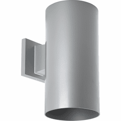 Progress 6" Metallic Gray Outdoor Wall Cylinder - P5641-82