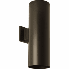 Progress 6" Outdoor Up/Down Wall Cylinder - Antique Bronze - P5642-20 Progress 6" Outdoor Up/Down Wall Cylinder - Antique Bronze - P5642-20