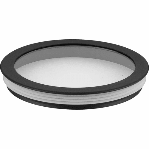 Progress 6" Round Cylinder Cover - Black - P860046-031