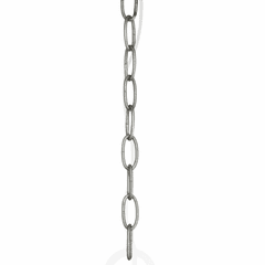 Progress Accessory Chain - 10' of 9 Gauge Chain in Galvanized Finish - P8757-141