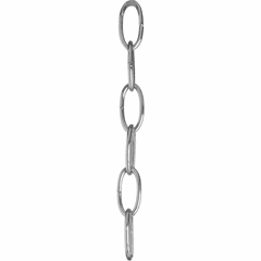 Progress Accessory Chain - 10' of 9 Gauge Chain in Polished Chrome - P8757-15
