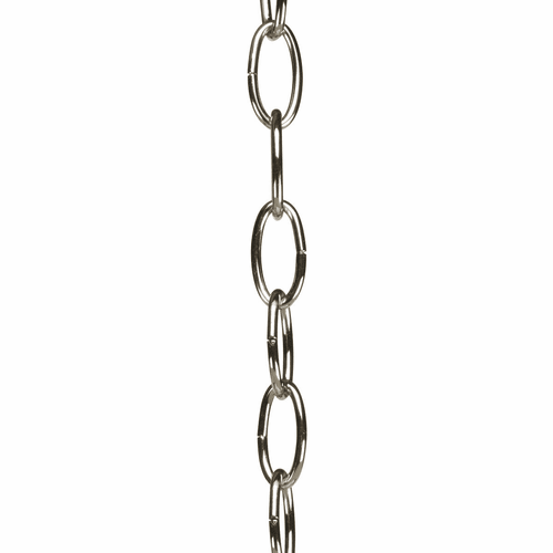 Progress Accessory Chain - 10' of 9 Gauge Chain in Polished Nickel - P8757-104