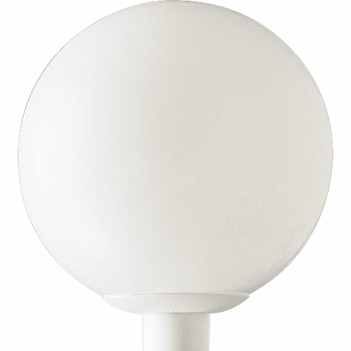 Progress Acrylic Globe 1-LT Outdoor Post Lantern - White - P5426-60