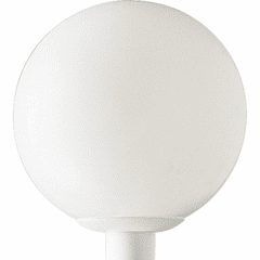 Progress Acrylic Globe 1-LT Outdoor Post Lantern - White - P5426-60