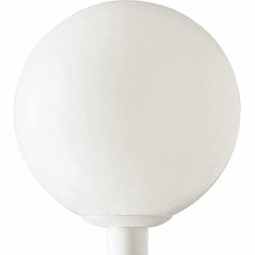 Progress Acrylic Globe 1-LT Outdoor Post Lantern - White - P5436-60