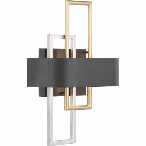 Progress Adagio Collection 2-LT Wall Sconce - Black - P710057-031