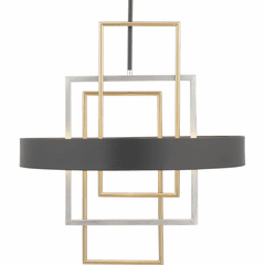 Progress Adagio Collection 6-LT Pendant - Black - P500174-031