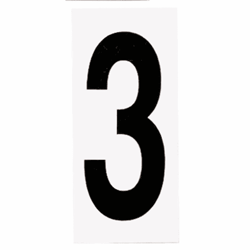 Progress Address Light Numbers - White - P5970-003