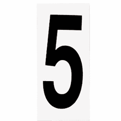 Progress Address Light Numbers - White - P5970-005