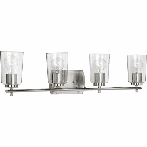 Progress Adley Collection 4-LT Bath Vanity - Brushed Nickel - P300157-009