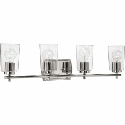 Progress Adley Collection 4-LT Bath Vanity - Polished Nickel - P300157-104