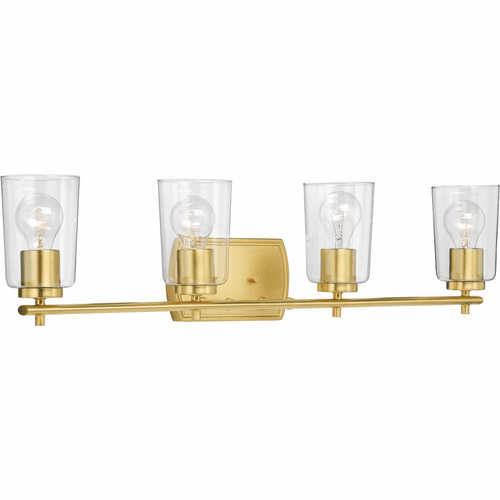 Progress Adley Collection 4-LT Bath Vanity - Satin Brass - P300157-012