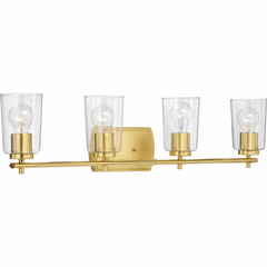 Progress Adley Collection 4-LT Bath Vanity - Satin Brass - P300157-012