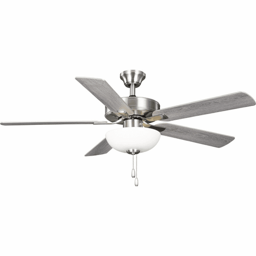 Progress Air Pro Builder 52" 2-LT Ceiling Fan - Brushed Nickel - P250082-009-WB