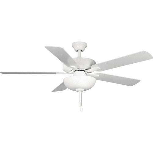 Progress Air Pro Builder 52" 2-LT Ceiling Fan - White - P250082-030-WB