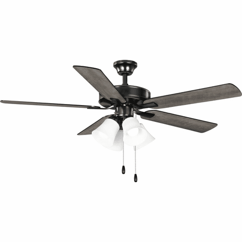Progress Air Pro E-Star 52" 4-LT Ceiling Fan - Matte Black - P250077-31M-WB