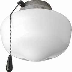 Progress AirPro 1-LT Ceiling Fan Light - Galvanized Finish - P2601-141WB