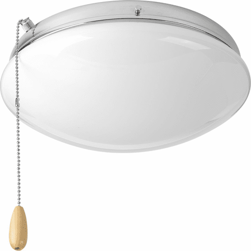 Progress AirPro 2LT Universal Opal Glass Fan Light Kit - Plshd Chrome - P2602-15WB
