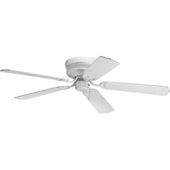 Progress AirPro 52" 5-Blade Hugger Ceiling Fan - White - P2525-30 Progress AirPro 52" 5-Blade Hugger Ceiling Fan - White - P2525-30