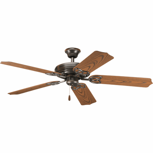 Progress AirPro 52" 5-Blade In/Outdoor Ceiling Fan - Antique Bronze - P2502-20