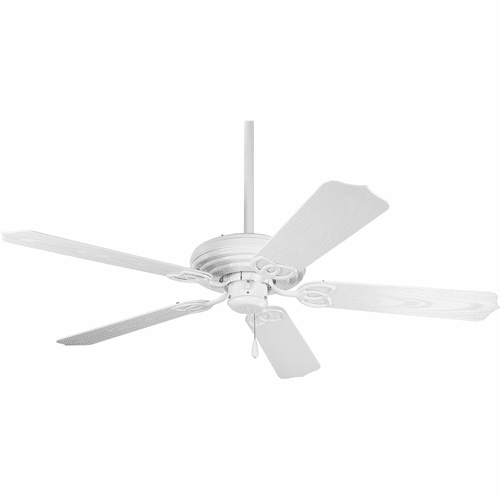 Progress AirPro 52" 5-Blade In/Outdoor Ceiling Fan - White - P2502-30