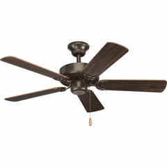 Progress AirPro Builder 42" 5-Blade Ceiling Fan - Antique Bronze - P2500-20