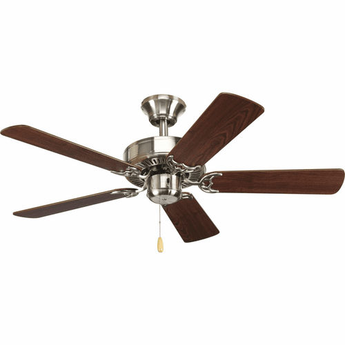 Progress AirPro Builder 42" 5-Blade Ceiling Fan - Brushed Nickel - P2500-09